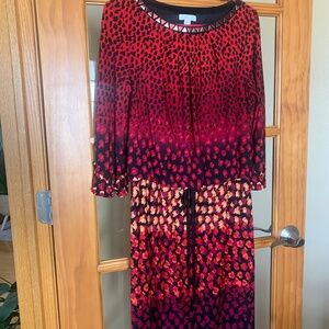 Women's London Times 3/4 Sleeve Blouson Dress size 6